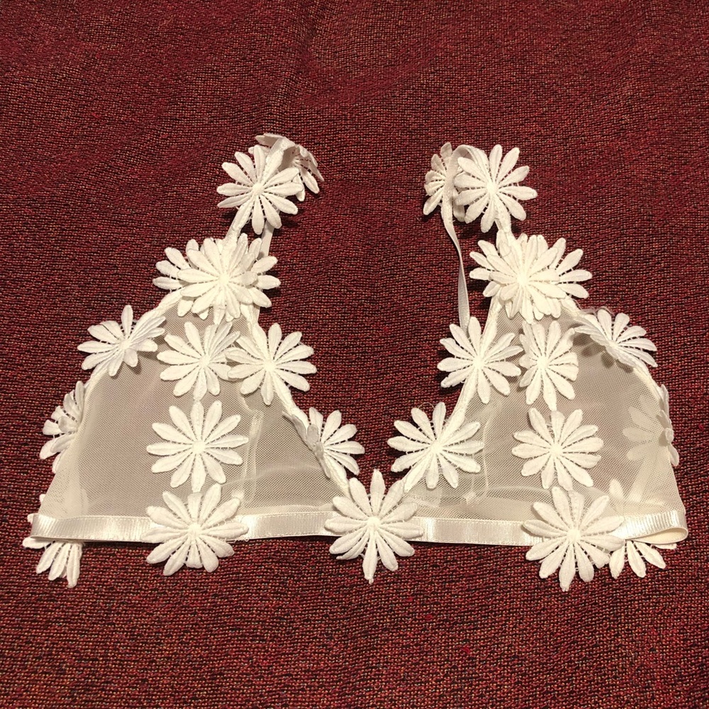 Daisy Mesh Bralette